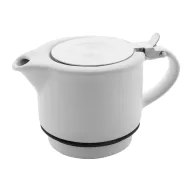   Set ceainic, 430 ml, 2509E17600, Everestus, Ø160x150 mm, Ceramica, Otel, Alb