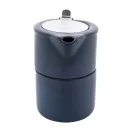 Set ceainic, 430 ml, 2509E17597, Everestus, Ø160x150 mm, Ceramica, Otel, Albastru dark