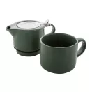 Set ceainic, 430 ml, 2509E17598, Everestus, Ø160x150 mm, Ceramica, Otel, Verde