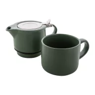   Set ceainic, 430 ml, 2509E17598, Everestus, Ø160x150 mm, Ceramica, Otel, Verde