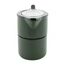 Set ceainic, 430 ml, 2509E17598, Everestus, Ø160x150 mm, Ceramica, Otel, Verde