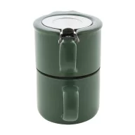   Set ceainic, 430 ml, 2509E17598, Everestus, Ø160x150 mm, Ceramica, Otel, Verde