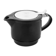   Set ceainic, 430 ml, 2509E17596, Everestus, Ø160x150 mm, Ceramica, Otel, Negru