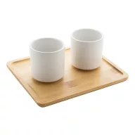   Set ceainic, 500 ml, 2509E17436, Everestus, 195x105x165 mm, Ceramica, Otel, Alb