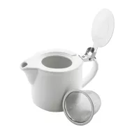   Set ceainic, 500 ml, 2509E17436, Everestus, 195x105x165 mm, Ceramica, Otel, Alb