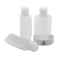   Set 3 recipiente cosmetice, 2509E17519, Everestus, Ø51x89 mm, Plastic, ABS, Alb