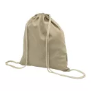 Saculet cu snur, 2509E17549, Everestus, 370x410 mm, Bumbac, Poliester, Natur