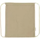 Saculet cu snur, 2509E17549, Everestus, 370x410 mm, Bumbac, Poliester, Natur