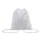 Saculet cu snur, 2509E17551, Everestus, 370x410 mm, Bumbac, Poliester, Alb