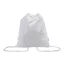 Saculet cu snur, 2509E17551, Everestus, 370x410 mm, Bumbac, Poliester, Alb