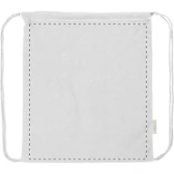   Saculet cu snur, 2509E17551, Everestus, 370x410 mm, Bumbac, Poliester, Alb