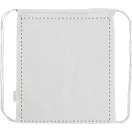 Saculet cu snur, 2509E17551, Everestus, 370x410 mm, Bumbac, Poliester, Alb