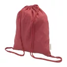 Saculet cu snur, 2509E17550, Everestus, 370x410 mm, Bumbac, Poliester, Rosu