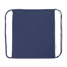Saculet cu snur, 2509E17545, Everestus, 370x410 mm, Bumbac, Poliester, Albastru