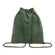   Saculet cu snur, 2509E17547, Everestus, 370x410 mm, Bumbac, Poliester, Verde
