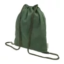 Saculet cu snur, 2509E17547, Everestus, 370x410 mm, Bumbac, Poliester, Verde