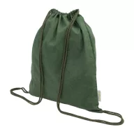   Saculet cu snur, 2509E17547, Everestus, 370x410 mm, Bumbac, Poliester, Verde
