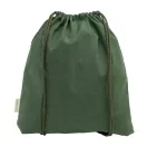 Saculet cu snur, 2509E17547, Everestus, 370x410 mm, Bumbac, Poliester, Verde