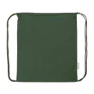 Saculet cu snur, 2509E17547, Everestus, 370x410 mm, Bumbac, Poliester, Verde