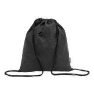   Saculet cu snur, 2509E17544, Everestus, 370x410 mm, Bumbac, Poliester, Negru