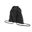 Saculet cu snur, 2509E17544, Everestus, 370x410 mm, Bumbac, Poliester, Negru