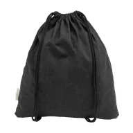   Saculet cu snur, 2509E17544, Everestus, 370x410 mm, Bumbac, Poliester, Negru