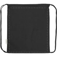   Saculet cu snur, 2509E17544, Everestus, 370x410 mm, Bumbac, Poliester, Negru