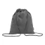 Saculet cu snur, 2509E17548, Everestus, 370x410 mm, Bumbac, Poliester, Gri