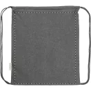 Saculet cu snur, 2509E17548, Everestus, 370x410 mm, Bumbac, Poliester, Gri