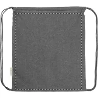   Saculet cu snur, 2509E17548, Everestus, 370x410 mm, Bumbac, Poliester, Gri
