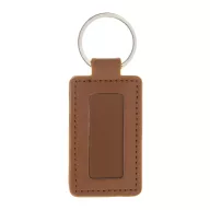   Breloc dreptunghiular, 2509E17915, Everestus, 40x77x2 mm, Poliuretan, Metal, Maro