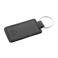   Breloc dreptunghiular, 2509E17914, Everestus, 40x77x2 mm, Poliuretan, Metal, Negru