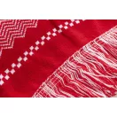 Esarfa cu design de Craciun, 2509E17928, Everestus, 220x1500 mm, Acril, Rosu