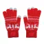 Manusi cu design de Craciun, 2509E17929, Everestus, Acril, Rosu