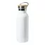 Sticla termos 500 ml, Everestus, 2601E15251, Ø70x220 mm, Otel, Bambus, Alb