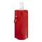 Sticla de apa 500 ml, Everestus, 2601E14865, 115x265 mm, Polietilena, Aluminiu, Rosu