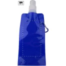 Sticla de apa 500 ml, Everestus, 2601E14863, 115x265 mm, Polietilena, Aluminiu, Albastru