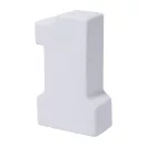 Numarul 1 antistres, Everestus, 2601E15183, 54x94x28 mm, Poliuretan, Alb