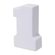   Numarul 1 antistres, Everestus, 2601E15183, 54x94x28 mm, Poliuretan, Alb