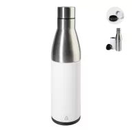   Sticla de apa, Everestus, 2610E18373, 350 ml, Ø71x270 mm, Otel inoxidabil, Polipropilena, Alb
