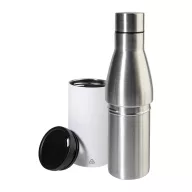   Sticla de apa, Everestus, 2610E18373, 350 ml, Ø71x270 mm, Otel inoxidabil, Polipropilena, Alb