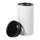 Sticla de apa, Everestus, 2610E18373, 350 ml, Ø71x270 mm, Otel inoxidabil, Polipropilena, Alb