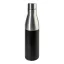 Sticla de apa, Everestus, 2610E18372, 350 ml, Ø71x270 mm, Otel inoxidabil, Polipropilena, Negru