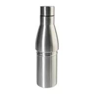   Sticla de apa, Everestus, 2610E18372, 350 ml, Ø71x270 mm, Otel inoxidabil, Polipropilena, Negru