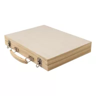   Set de desen si colorat, 66 piese, Everestus, 2601E14979, 289x215x42 mm, Lemn, Natur