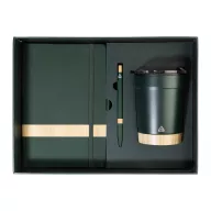   Set cadou 3 piese, Everestus, 2610E18711, A5, Dictando, 300x95x224 mm, Bambus, Poliuretan, Verde