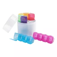   Set cutii medicamente, Everestus, 2601E15000, Ø90x100 mm, ABS, Alb