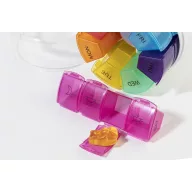   Set cutii medicamente, Everestus, 2601E15000, Ø90x100 mm, ABS, Alb
