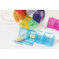   Set cutii medicamente, Everestus, 2601E15000, Ø90x100 mm, ABS, Alb