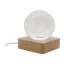 Glob cu lumina led, Everestus, 2601E15113, 60x70x60 mm, Lemn, Sticla, Transparent